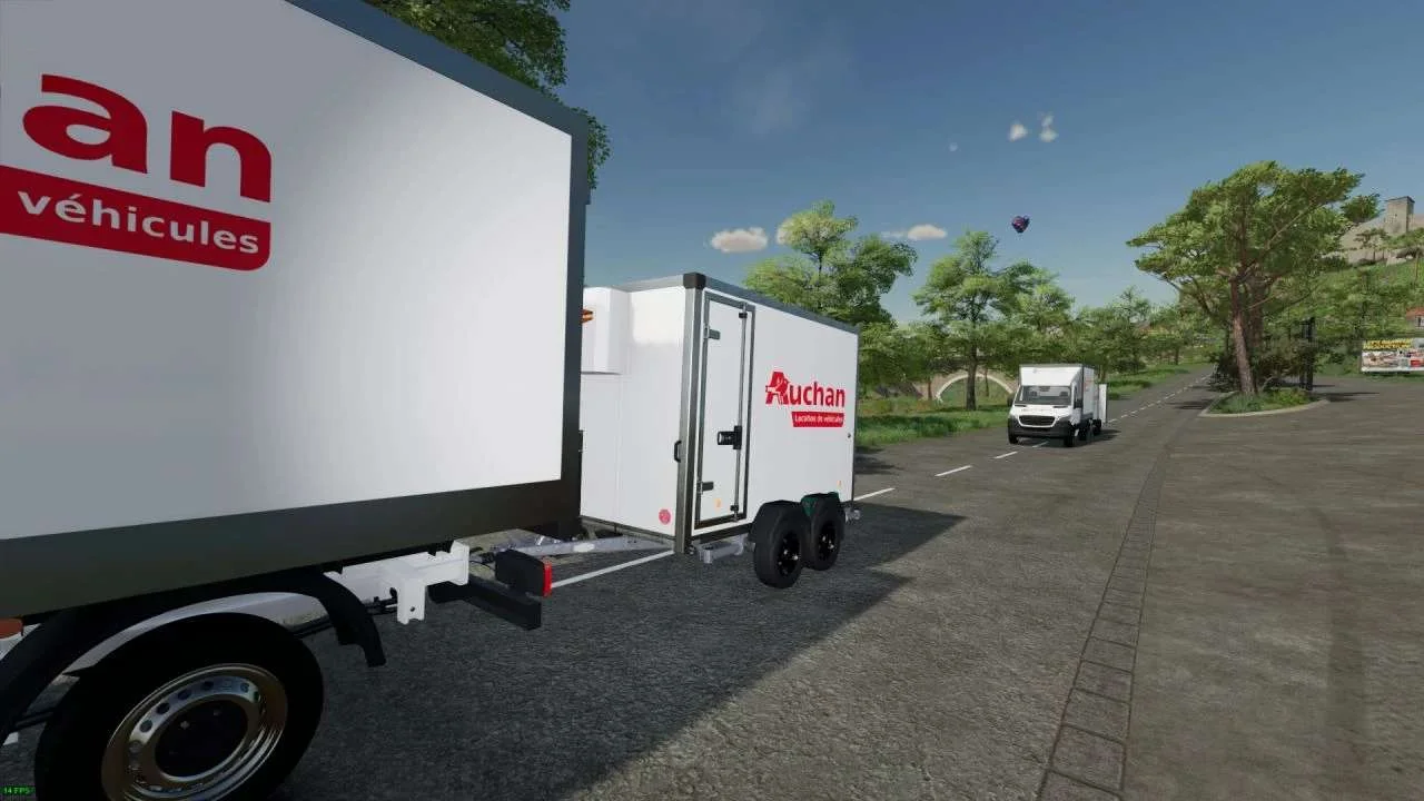 Böckmann KK 3018 trailer Rental companies V1.0 FS22