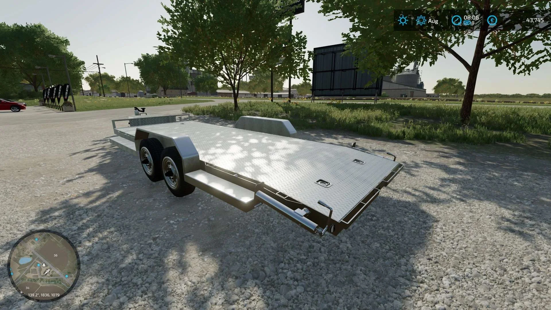 Car Trailer v1.0 FS22 FS22 Mod Free Download