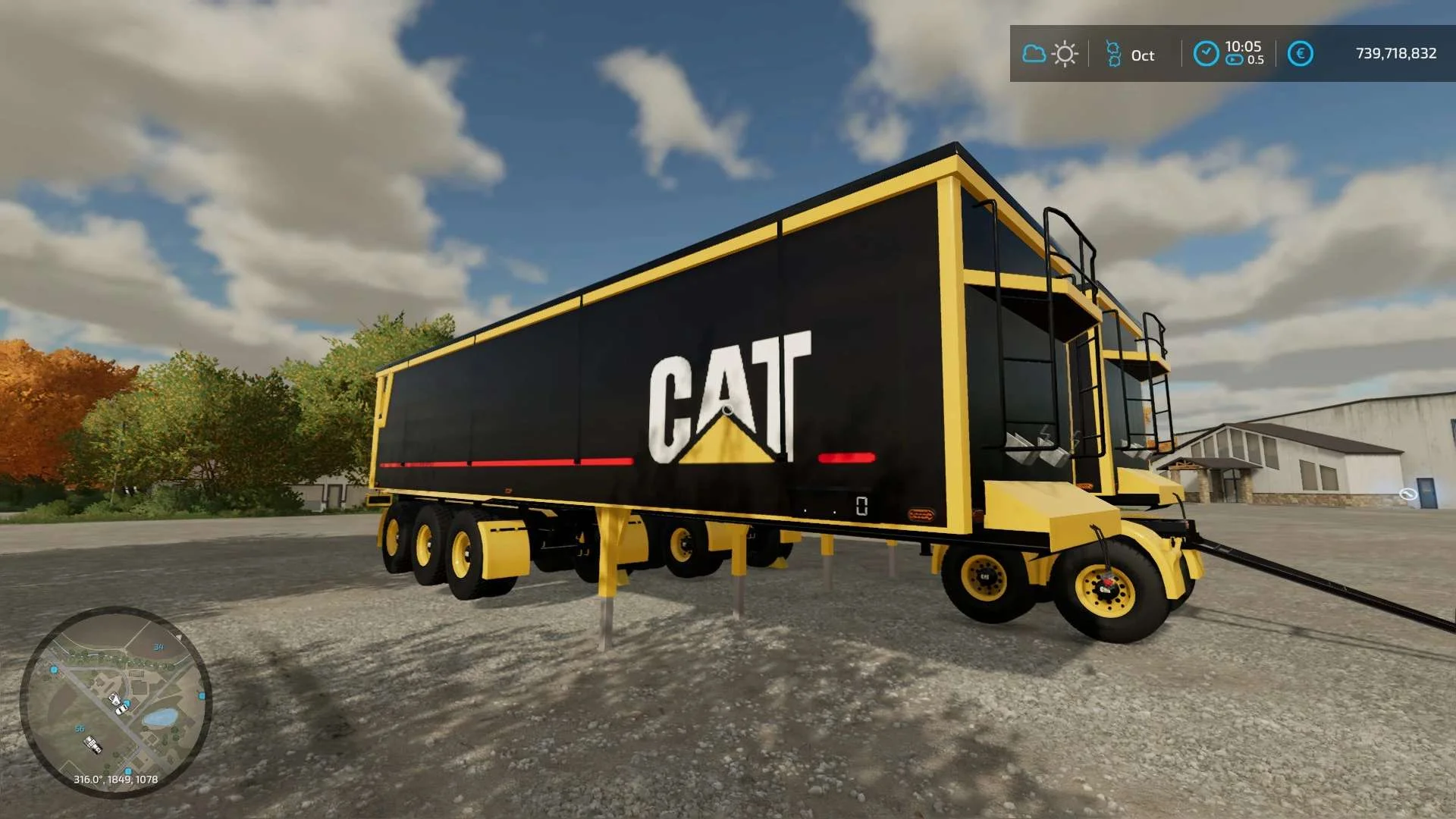 Catepillar SRB35, SRB35T Tipper v1.0 FS22 FS22 Mod Free Download