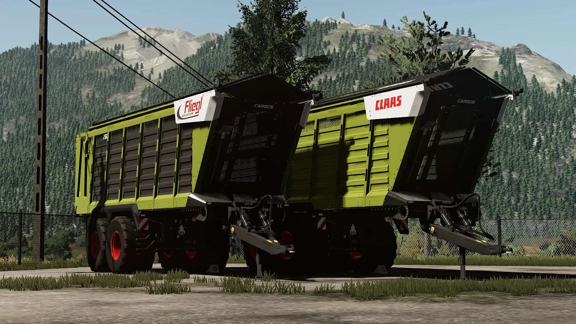 Claas / Fliegl Cargos 750 / 760 v1.2 FS22 FS22 Mod Free Download