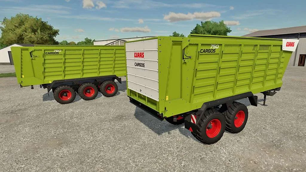 Claas CARGOS 750/760 v1.0 FS22 FS22 Mod Free Download