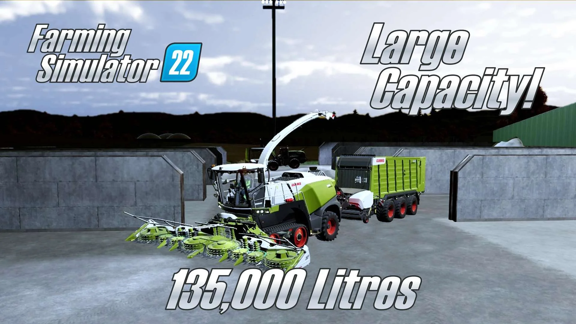 Claas Large Capacity v1.1 FS22 FS22 Mod Free Download