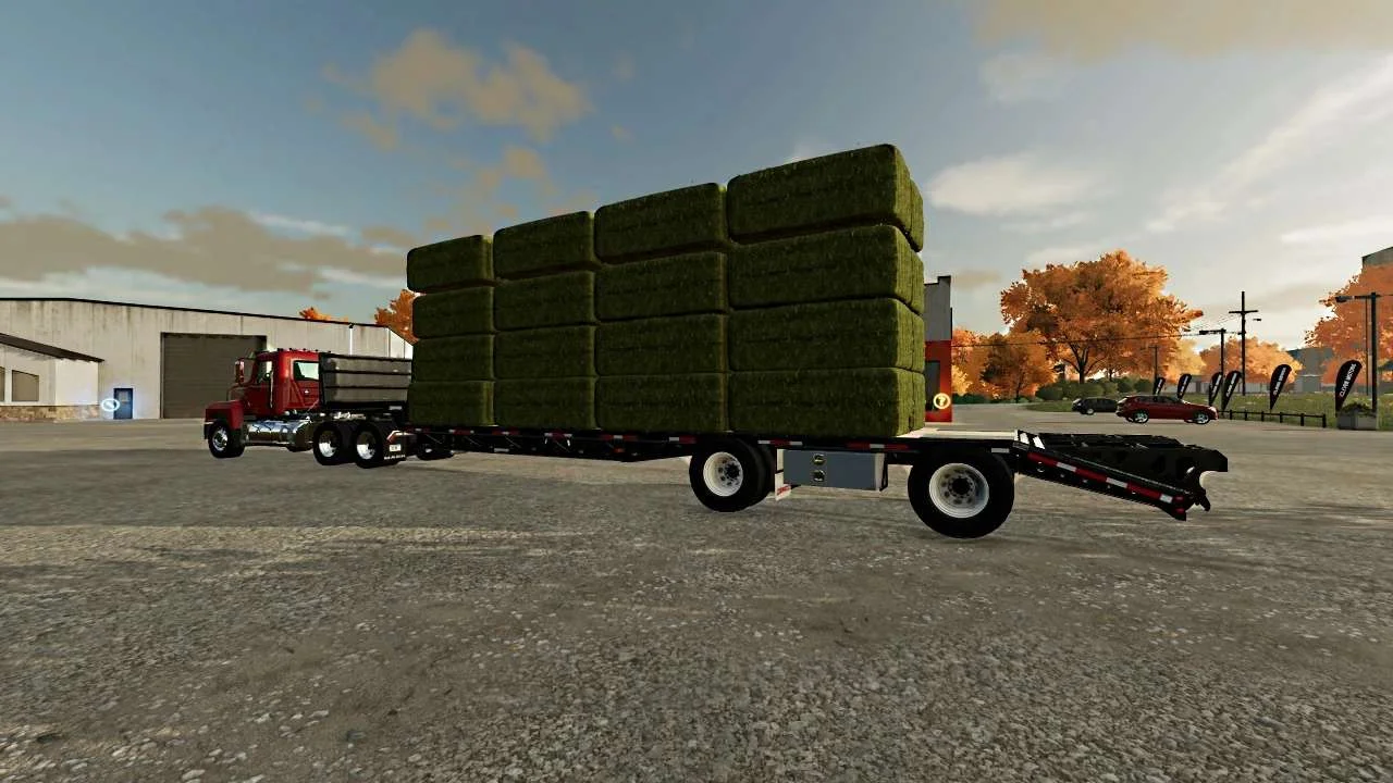 Demco bale loader v1.0 FS22 FS22 Mod Free Download