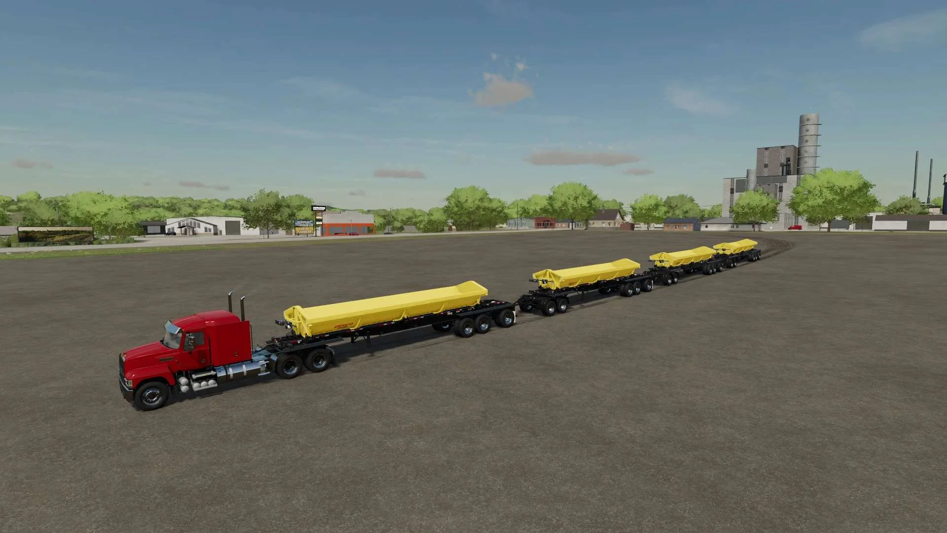 Demco Side Dump Road Train Edition v1.0 FS22 FS22 Mod Free Download