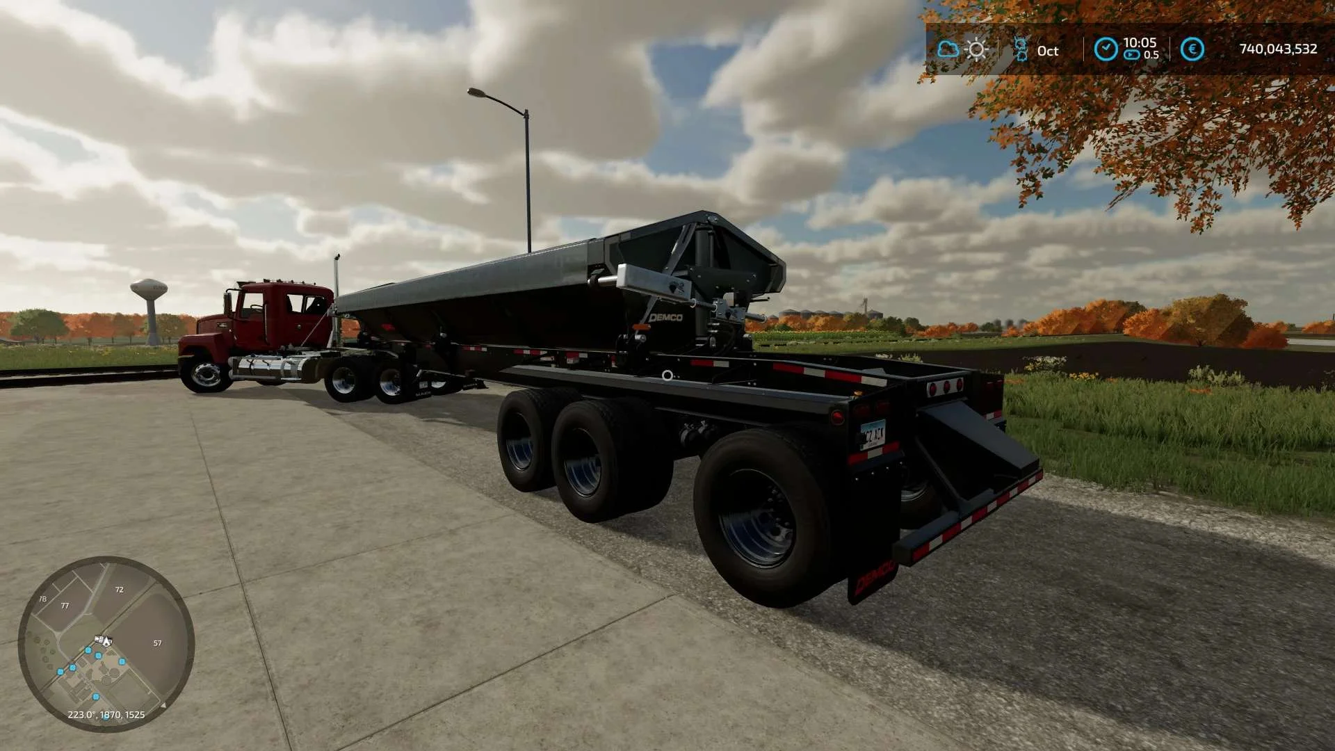 DEMCO Side Tip Trailer Custom v1.0 FS22 FS22 Mod Free Download
