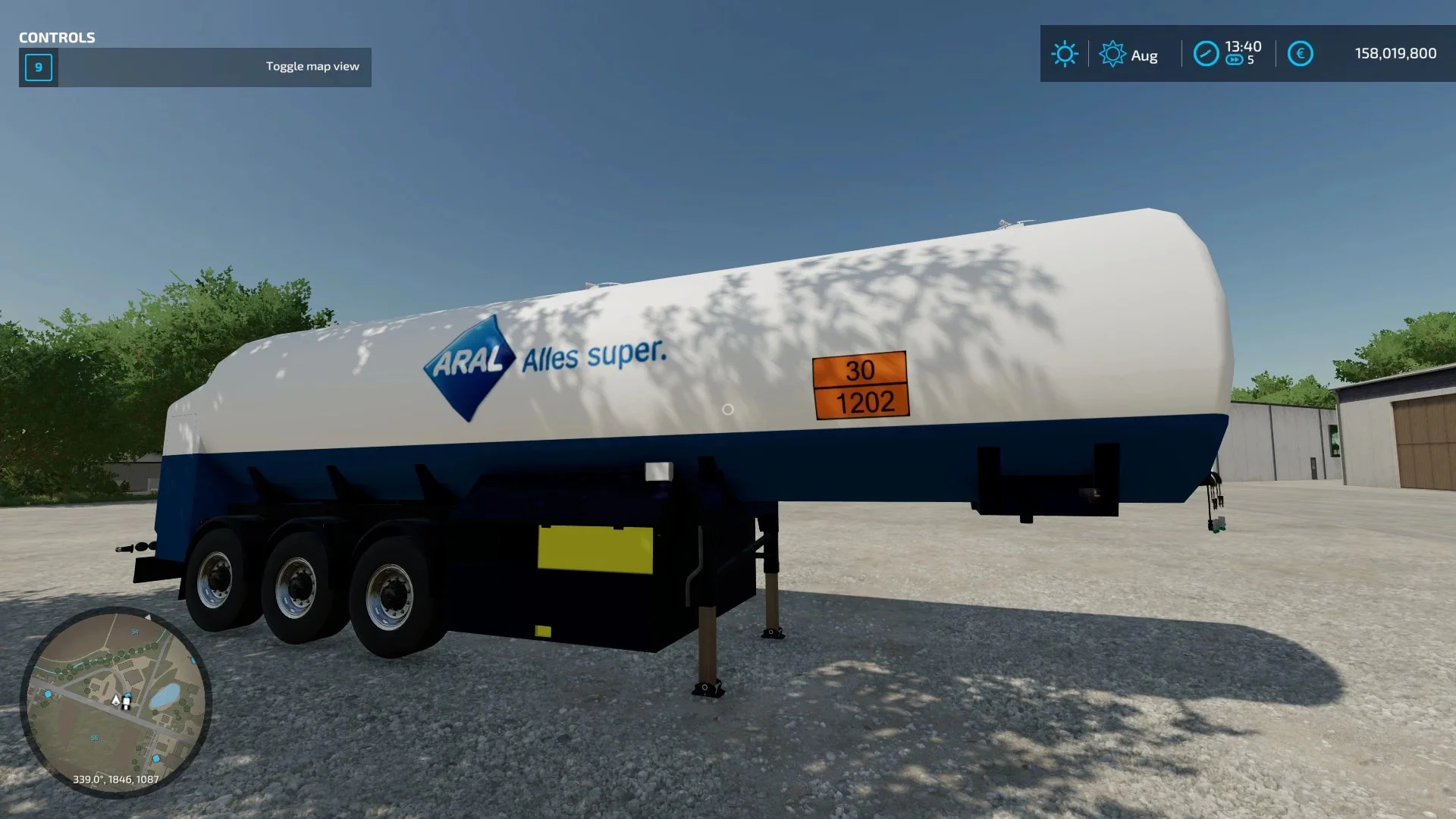 DIESEL SEMITRAILER ARAL V1.0.1 FS22 FS22 Mod Free Download