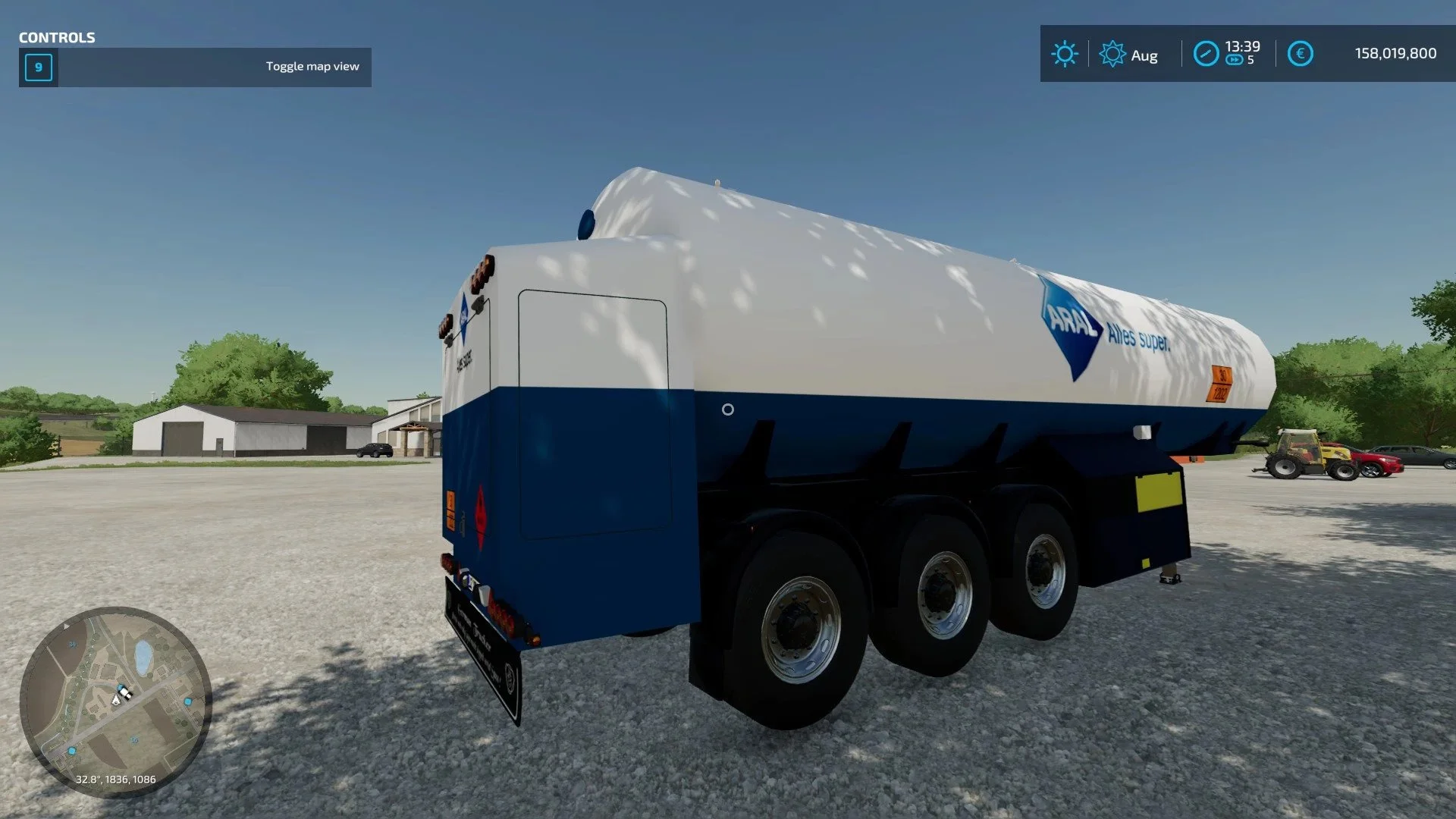 Diesel Semitrailer ARAL v1.0 FS22 FS22 Mod Free Download