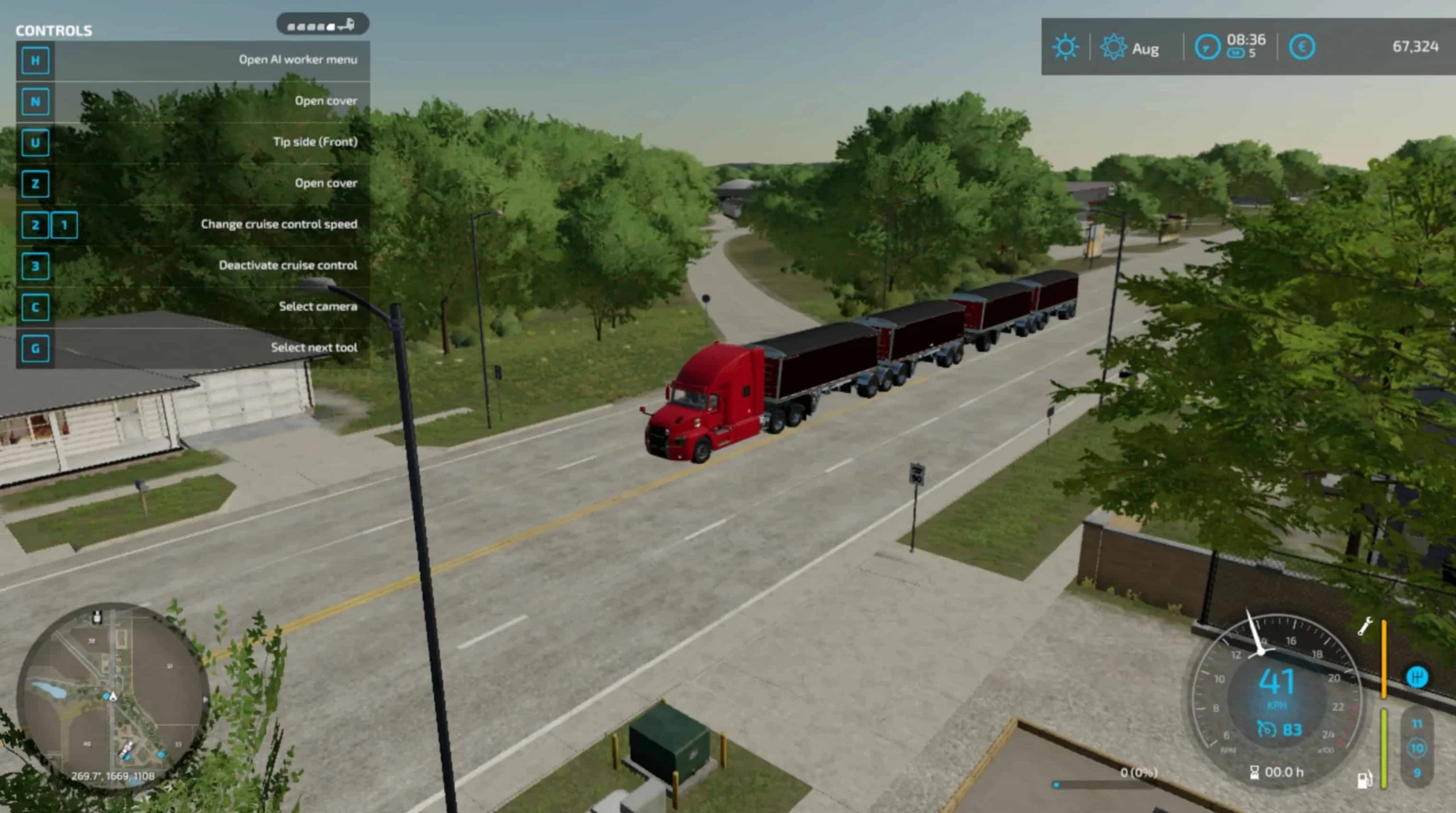 Distinction Super B Road Train v1.3 FS22 FS22 Mod Free Download