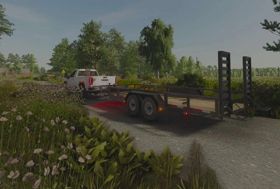 Edited Lanscape/Transport Trailer v1.0 FS22 FS22 Mod Free Download