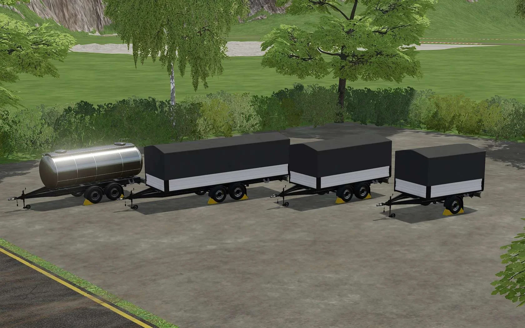 EDM CAR Trailers Pack v1.0 FS22 FS22 Mod Free Download