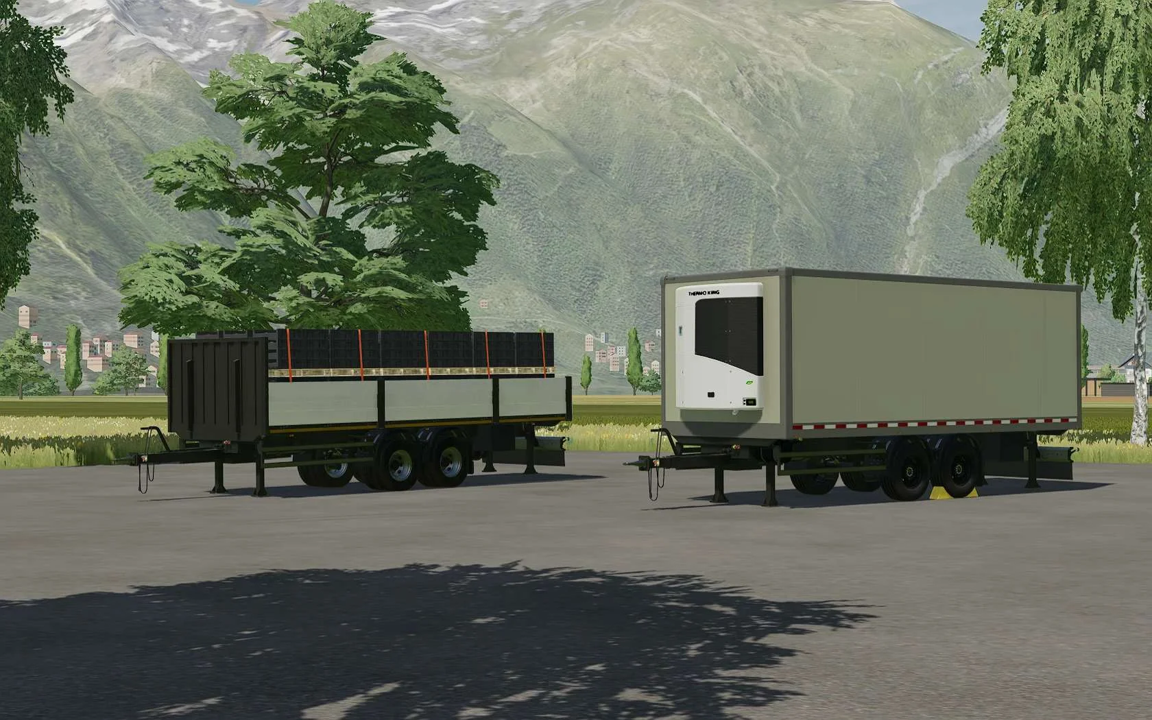 Edm Volvo Trailer Long Version with Autoload v1.0 FS22 FS22 Mod Free Download