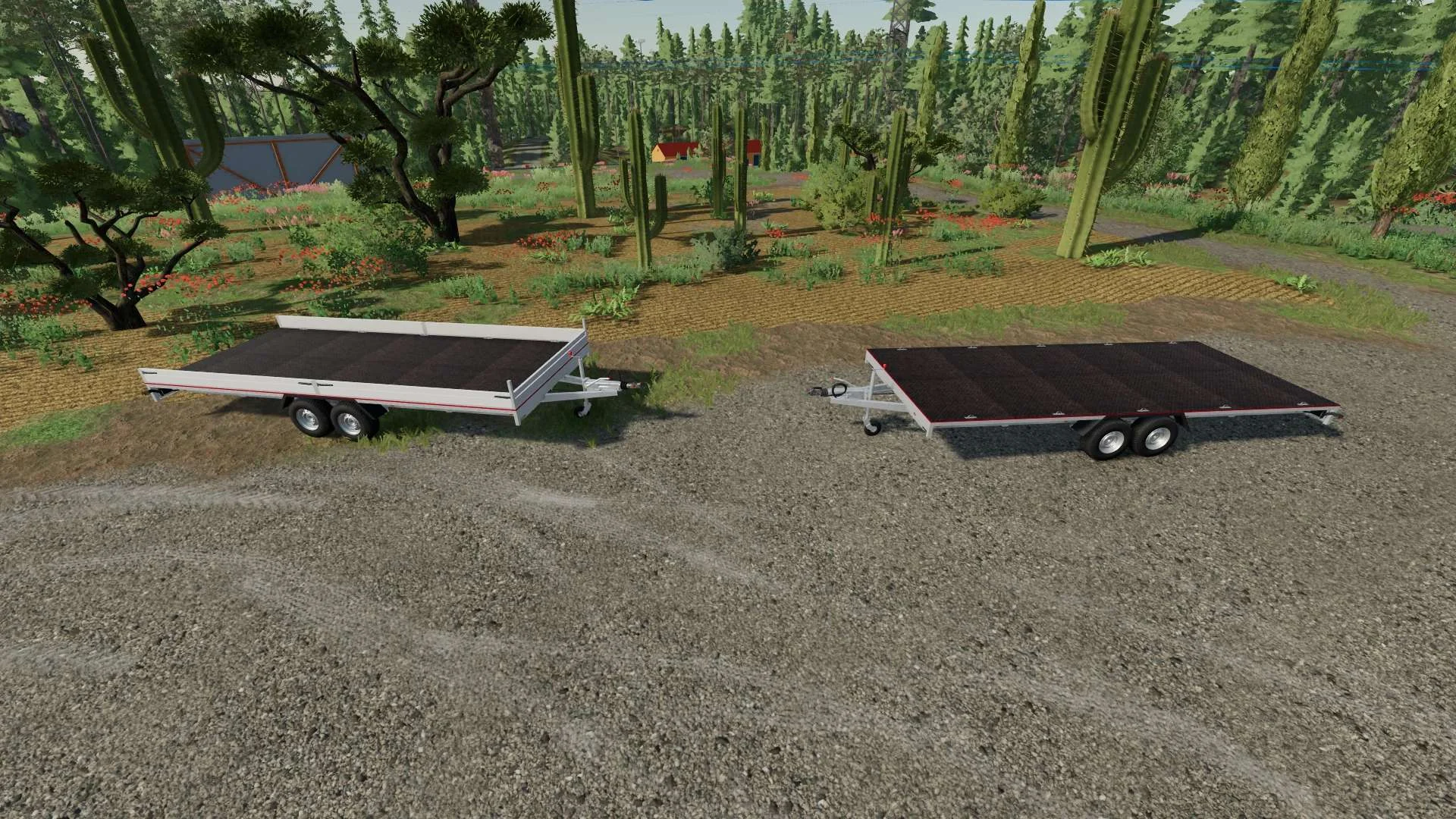 EU Platform Trailer 5x2m v1.0 FS22 FS22 Mod Free Download