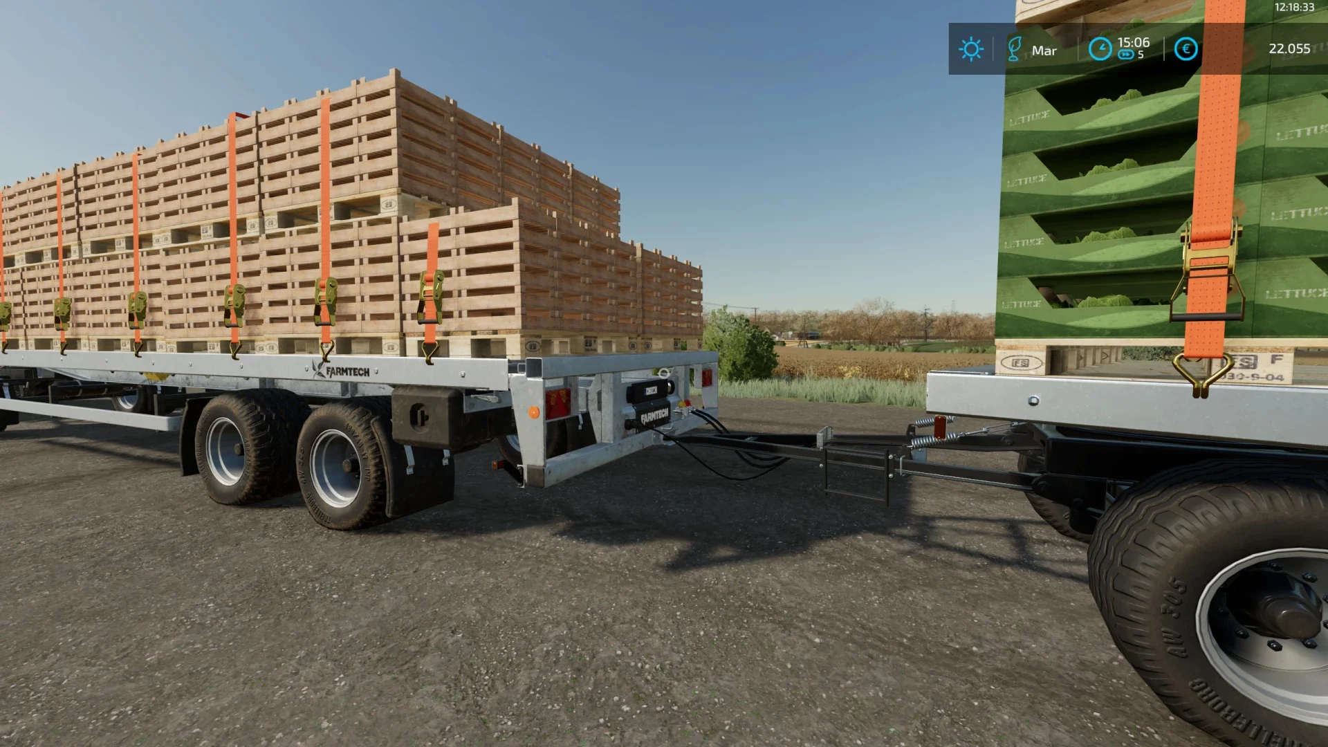 FARMTECH DPW 1800 + AUTOLOAD + REAR HITCH v1.6 FS22 FS22 Mod Free Download