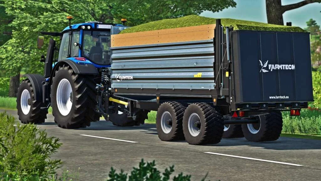 Farmtech Superfex 1200 Manure Spreader/Trailer v1.0 FS22
