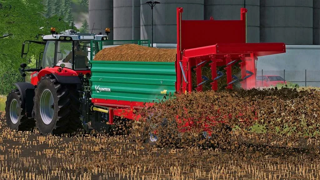 Farmtech Superfex 800 Manure Spreader/Trailer v1.0 FS22 FS22 Mod Free Download