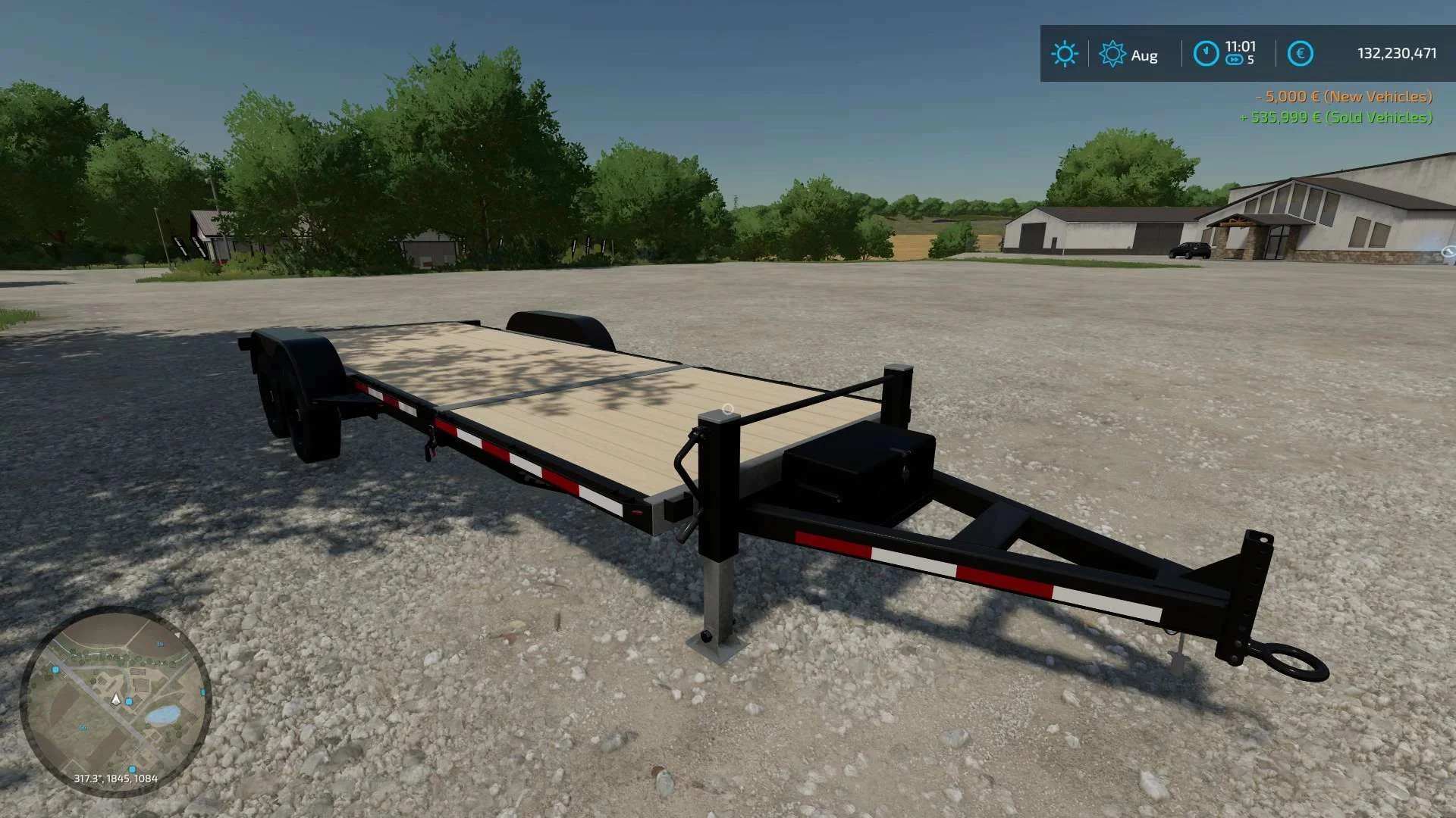 Felling Tilt Deck Trailer v1.0 FS22 FS22 Mod Free Download