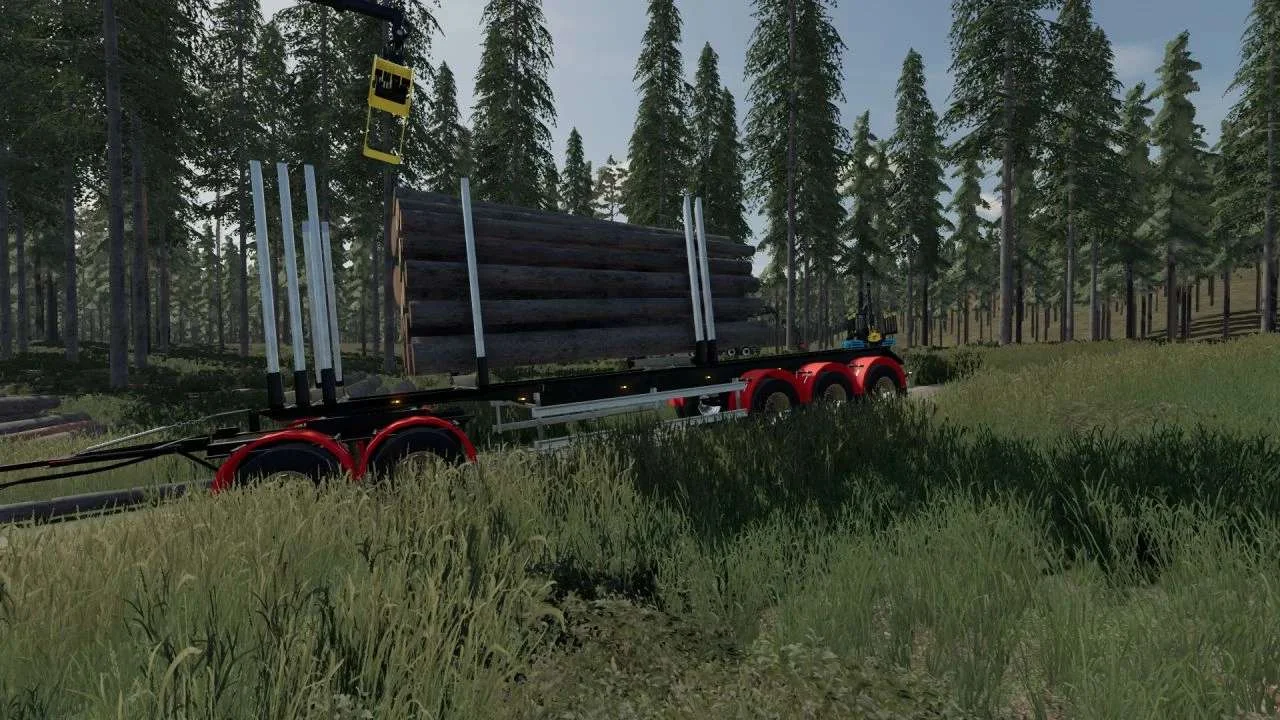 Fliegl Log Trailer v1.0 FS22 FS22 Mod Free Download
