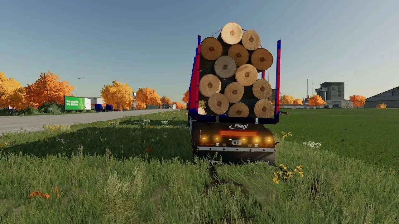 Fliegl Long Trailer Wood with Autoload v1.0 FS22