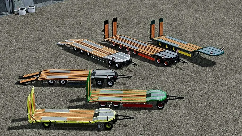 Fliegl Lowloader Pack v1.2.0.1 FS22 FS22 Mod Free Download