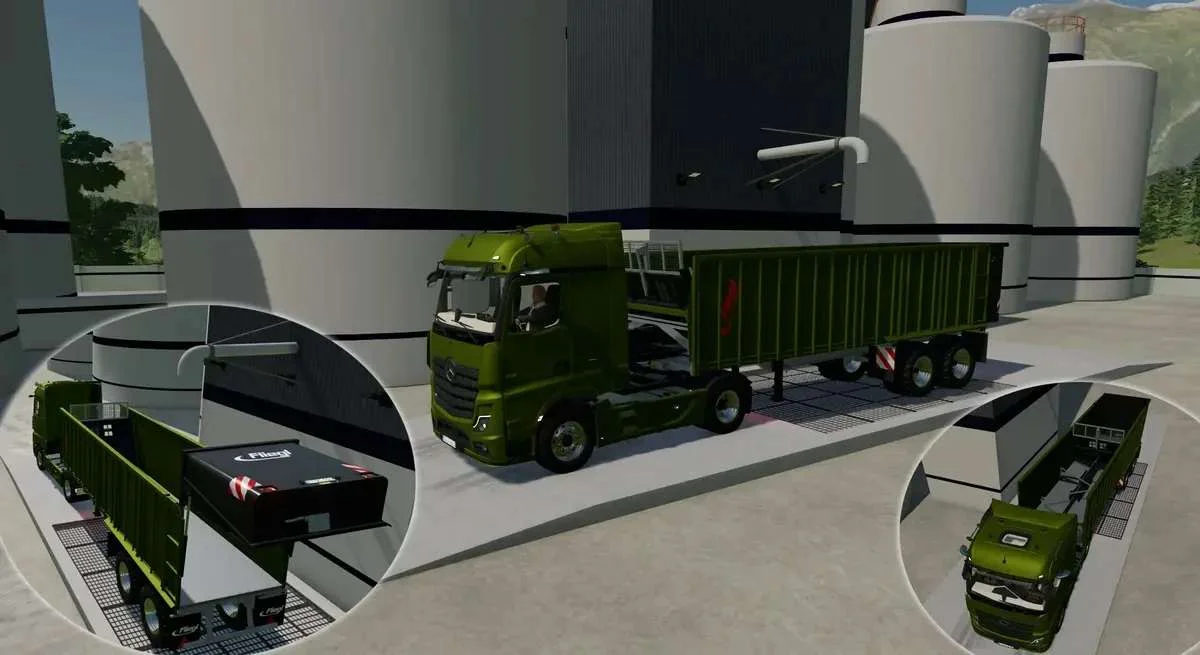 Fliegl Schubboden Auflieger ASS298 v1.0 FS22 FS22 Mod Free Download
