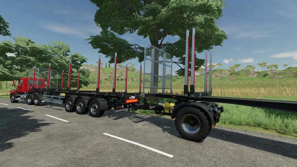 Fliegl Timber Runner Autoload Wood v1.0 FS22 FS22 Mod Free Download