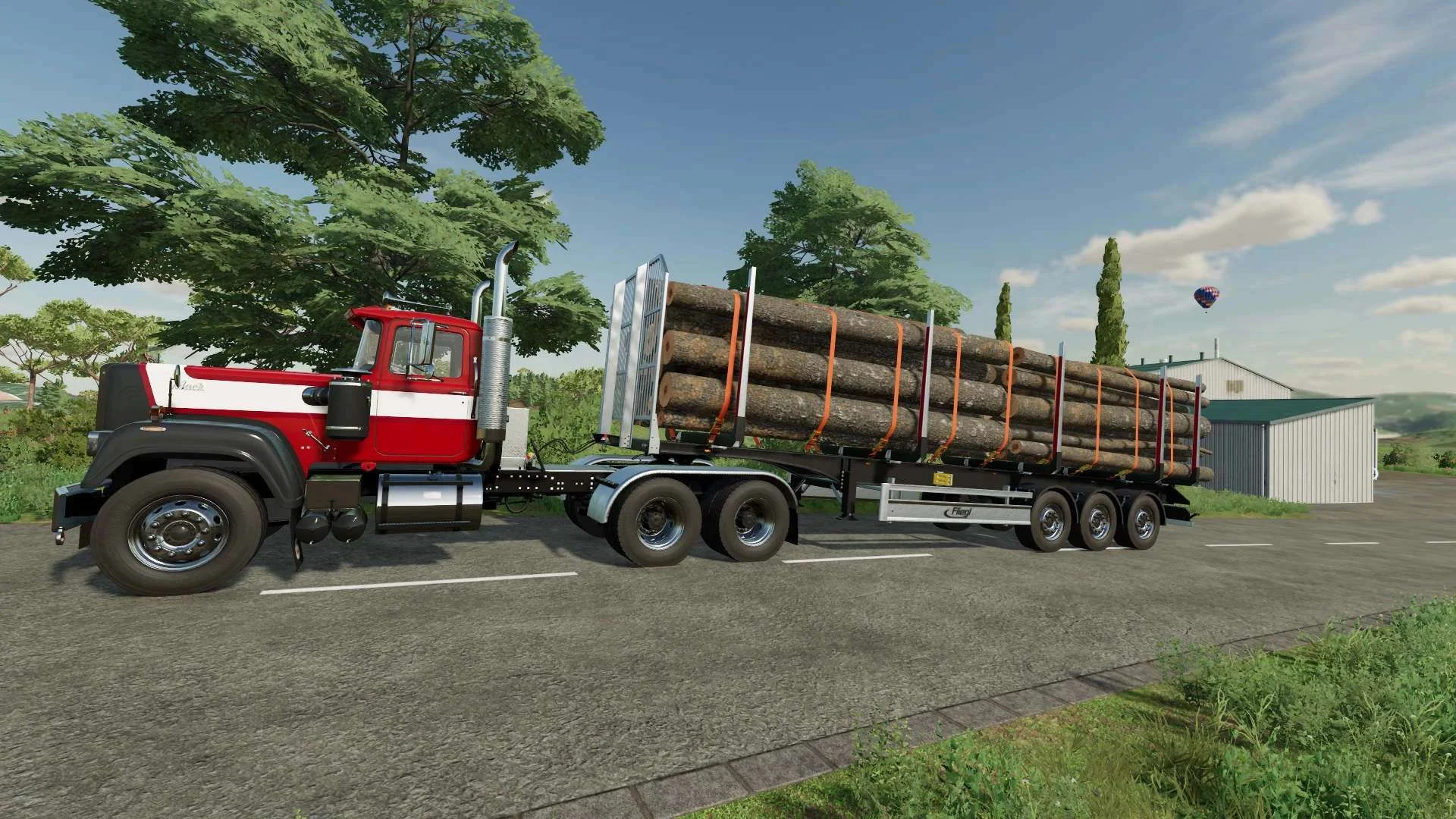 Fliegl Timber Runner Autoload Wood v1.1 FS22 FS22 Mod Free Download