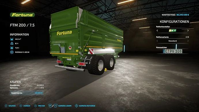 Fortuna FTM200 v1.0.1 FS22 FS22 Mod Free Download