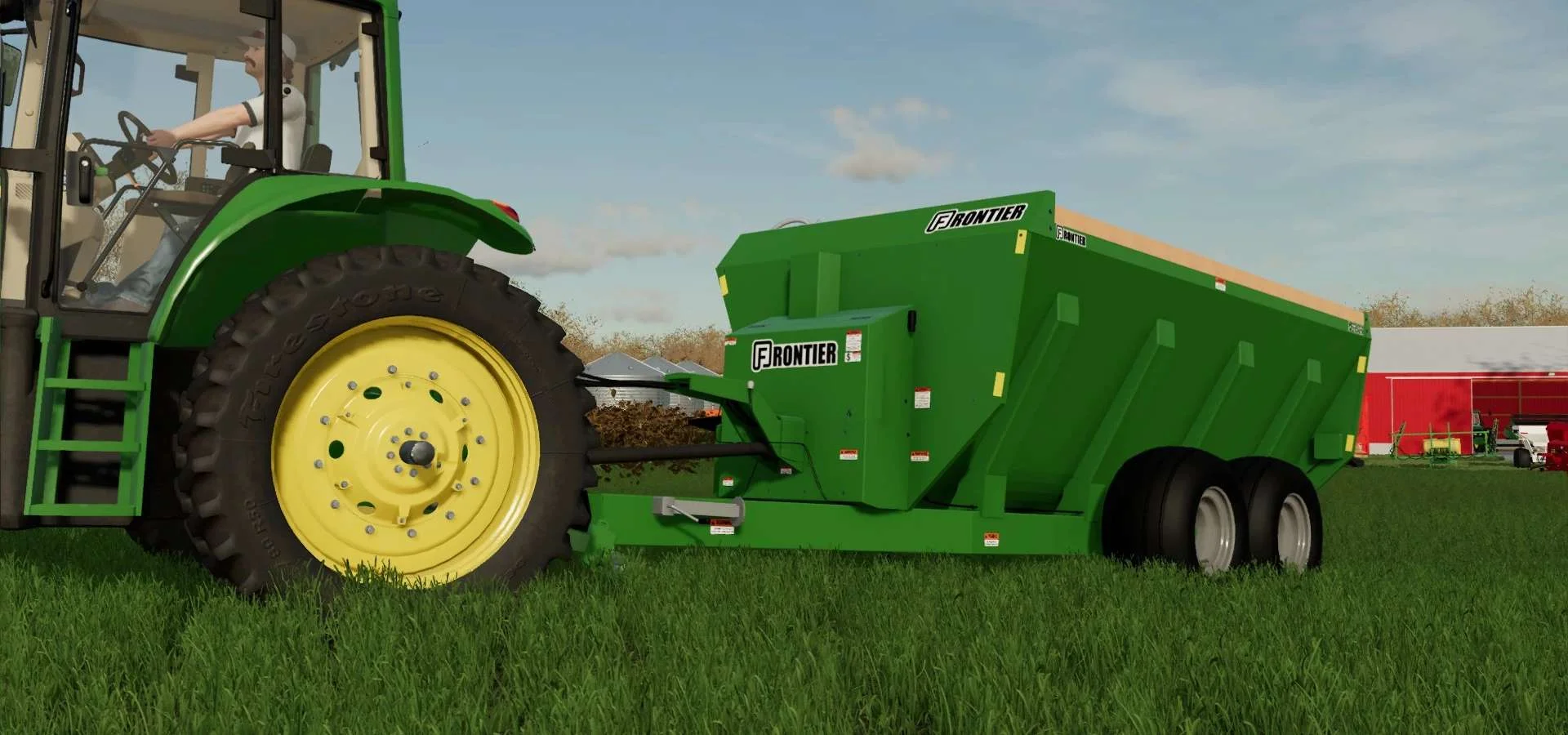 Frontier MS 2326 Manure Spreader v1.0 FS22 FS22 Mod Free Download