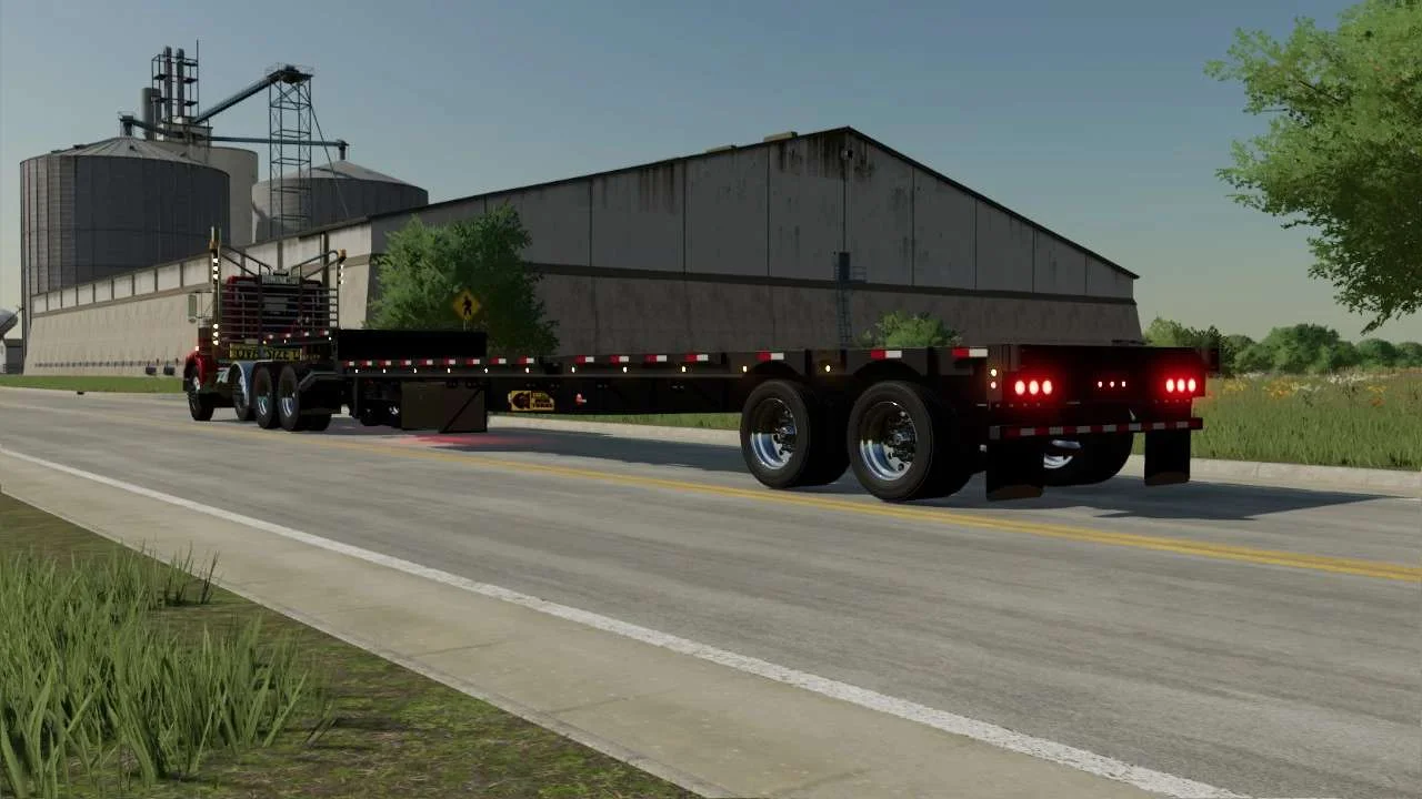 Globe 40 ton stepdeck v1.0 FS22 FS22 Mod Free Download