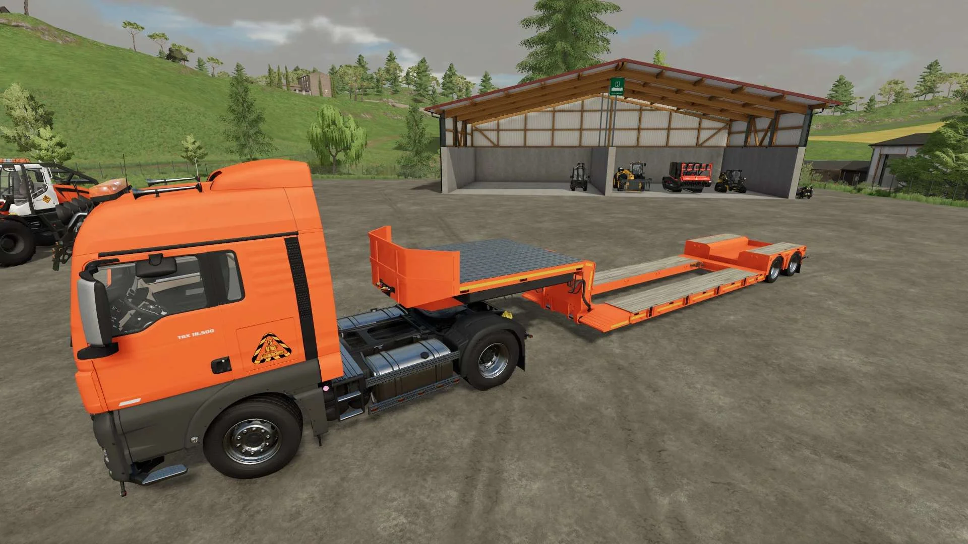 Goldhofer 2 Axle Low Loader v1.0 FS22 FS22 Mod Free Download