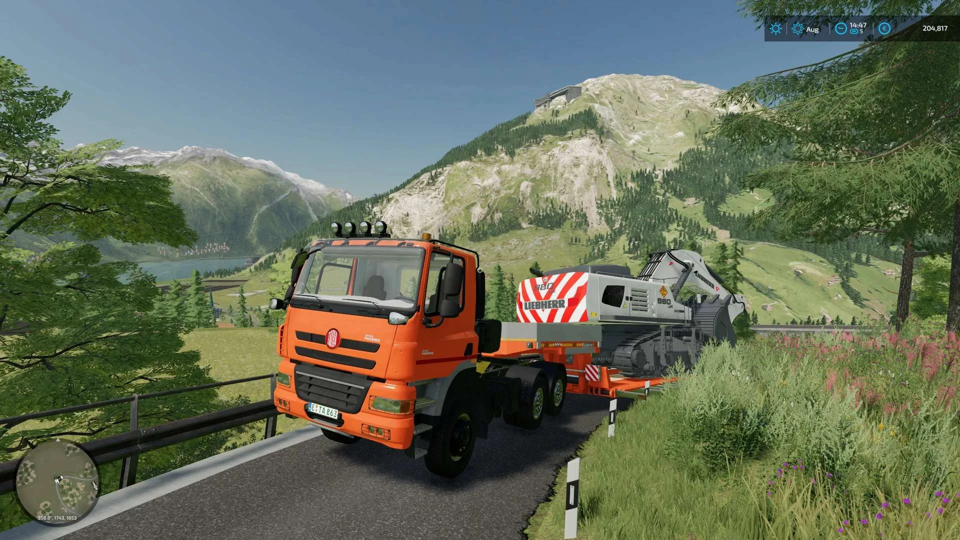 Goldhofer Low Loader With Extensions V1.0 FS22 FS22 Mod Free Download