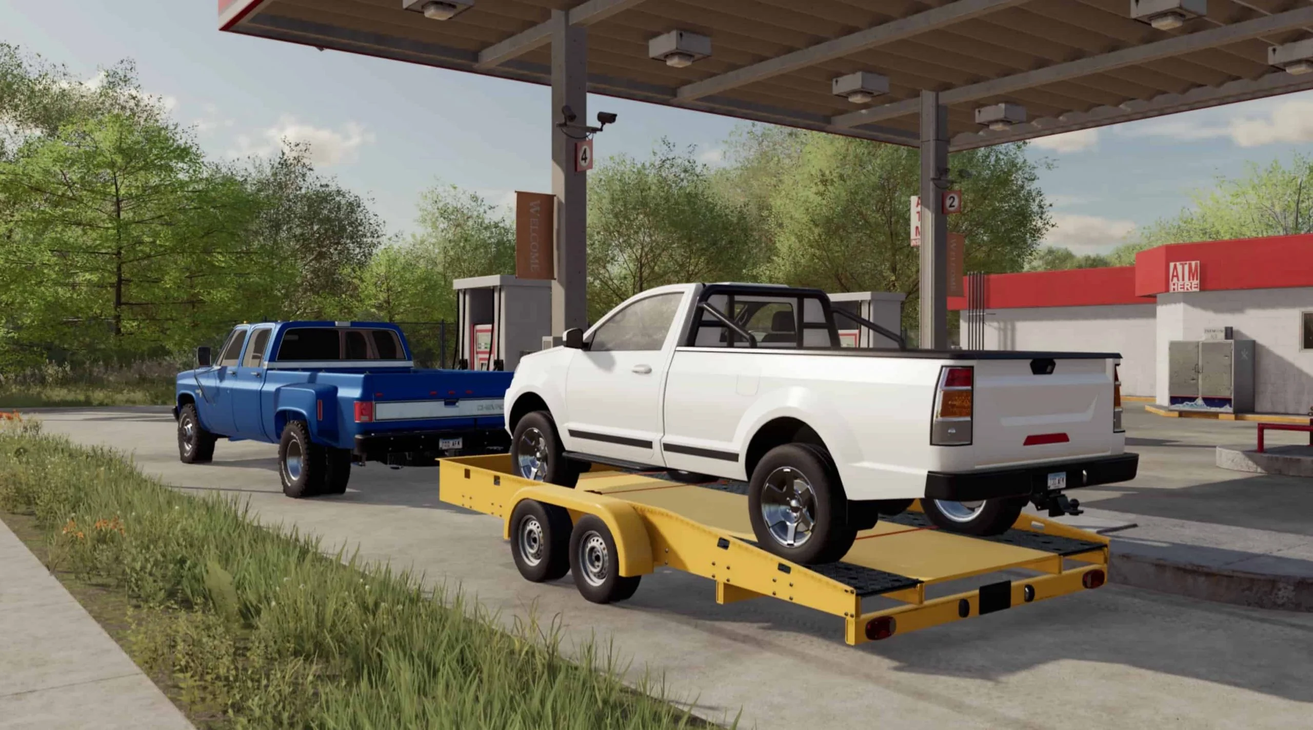 Harpet Car trailer V1.0 FS22 FS22 Mod Free Download