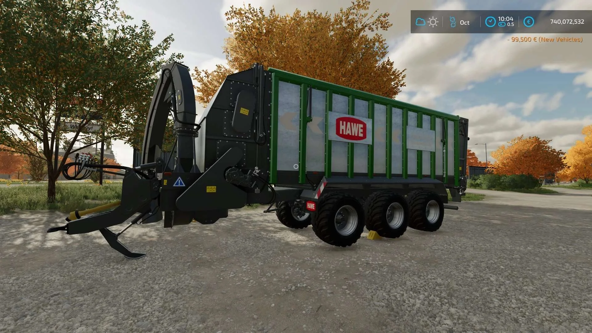 Hawe 250000 litre auger wagon v1.0 FS22 FS22 Mod Free Download