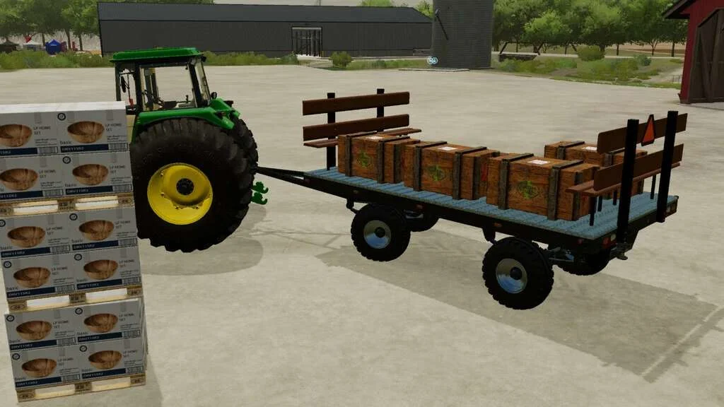 Hay Wagon With Seats v1.0.1 FS22 FS22 Mod Free Download