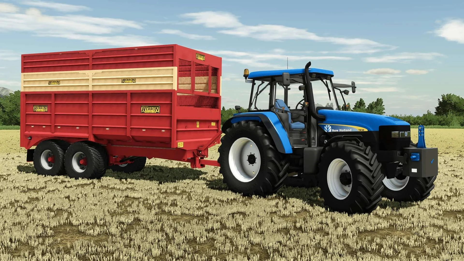 Herron 18ft Silage Trailer v1.0 FS22