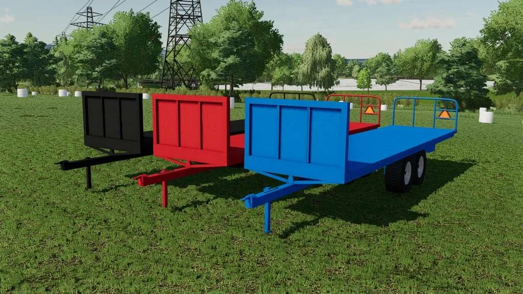 Homemade Bale Trailer v1.0.0.1 FS22 FS22 Mod Free Download