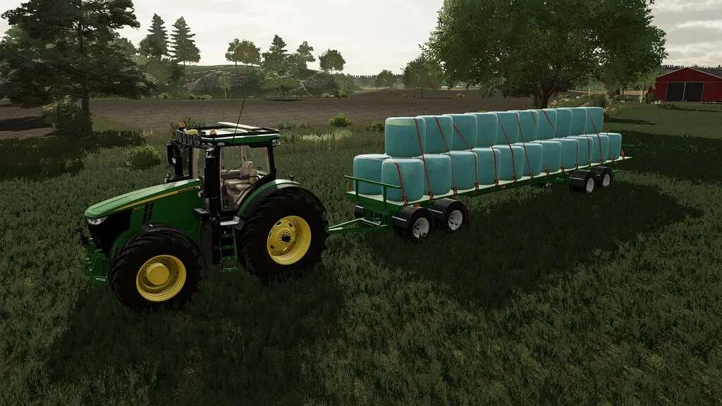 Homemade Flatbed Trailer v1.0 FS22 FS22 Mod Free Download