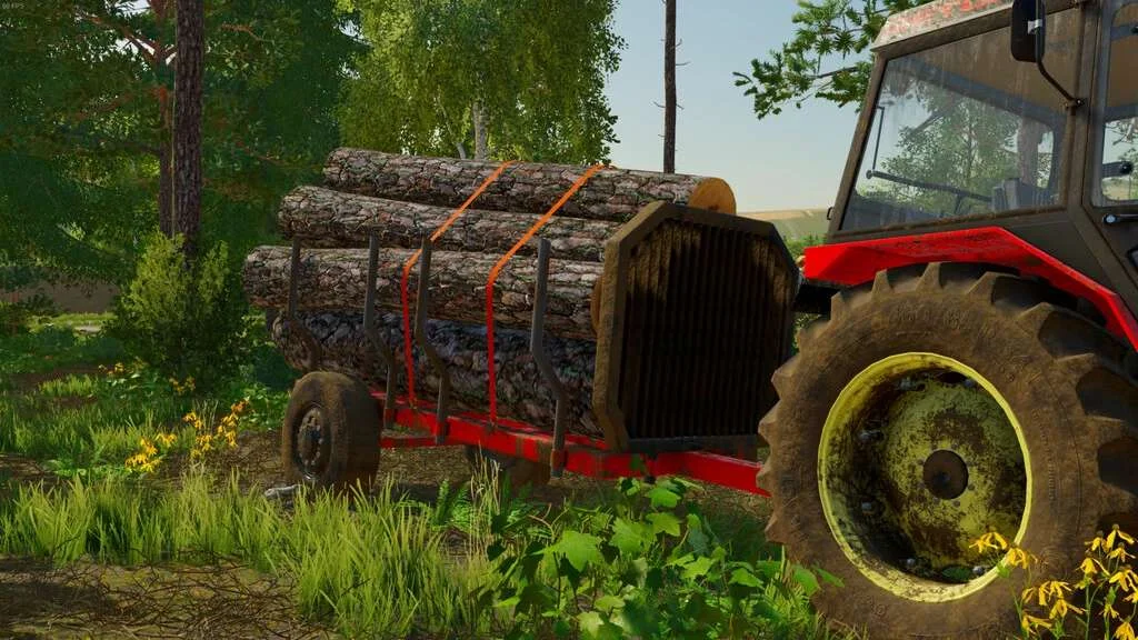 HomeMade Forest Trailer v1.0 FS22 FS22 Mod Free Download