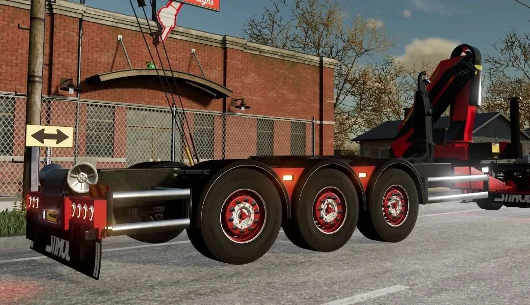 HOOK TRAILER WITH CRANE Fixed v1.0 FS22 FS22 Mod Free Download