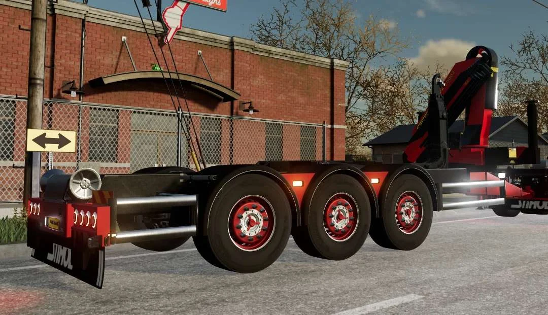 Hook Trailer With Crane v1.0 FS22 FS22 Mod Free Download