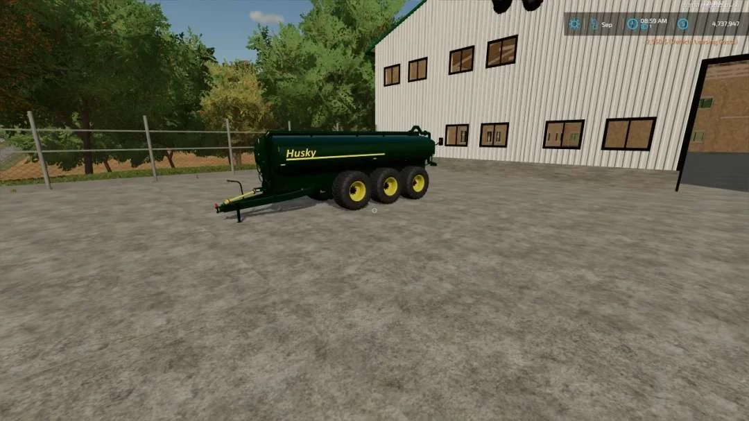 Husky Slurry Tanker v1.0 FS22 FS22 Mod Free Download