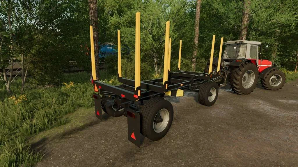 HW80 Wood Trailer v1.0.0.1 FS22 FS22 Mod Free Download