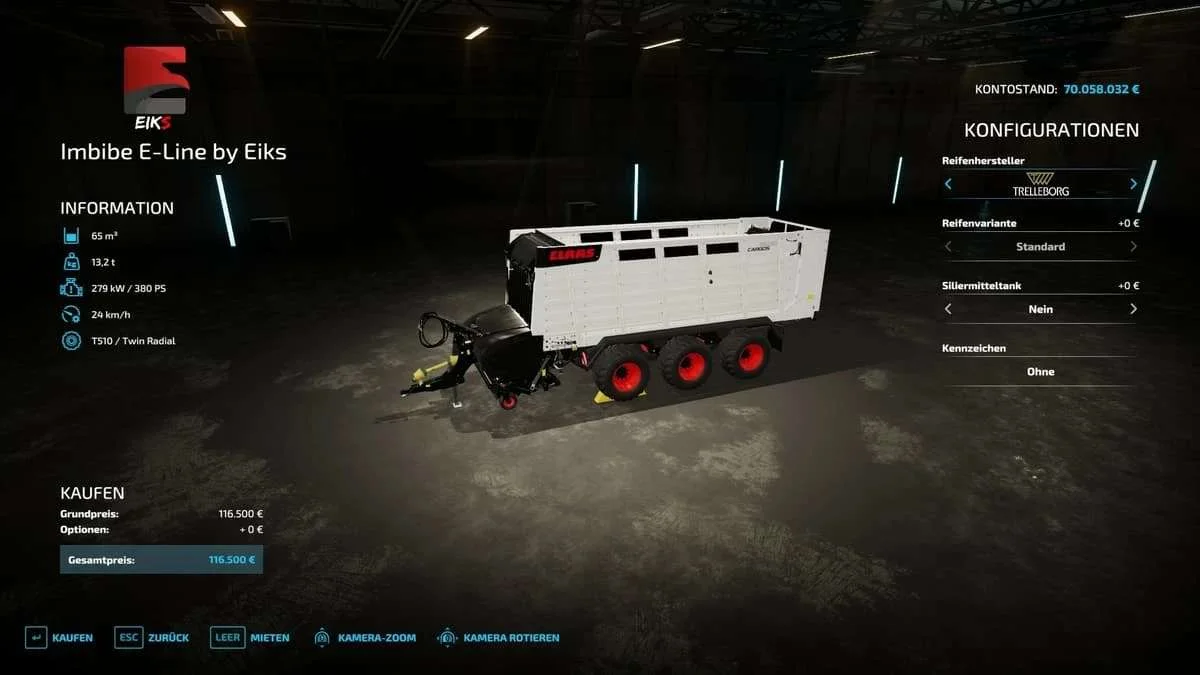 Imbibe E-Line by Eiks v1.0 FS22 FS22 Mod Free Download