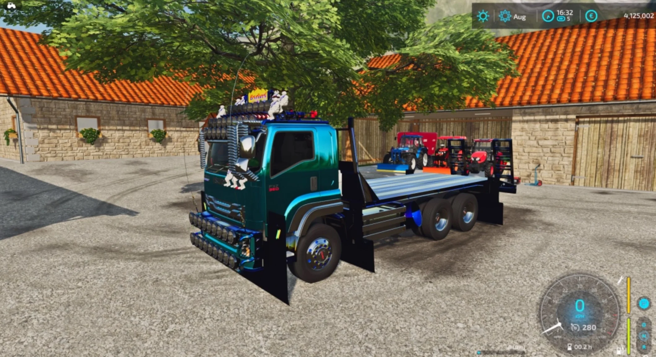 ISUZU FXZ 360 trailer v1.0 FS22 FS22 Mod Free Download