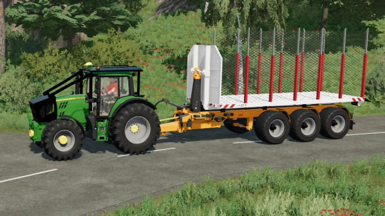 IT Runner Timber Trailer V1.0 FS22 FS22 Mod Free Download