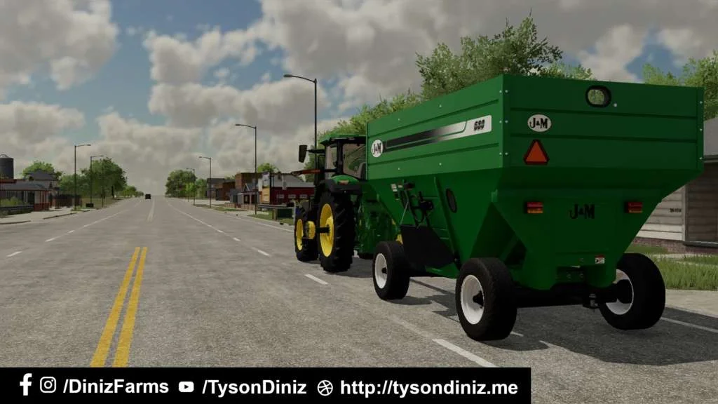 J&M 680 GRAVITY WAGON v1.0.0.1 FS22 FS22 Mod Free Download