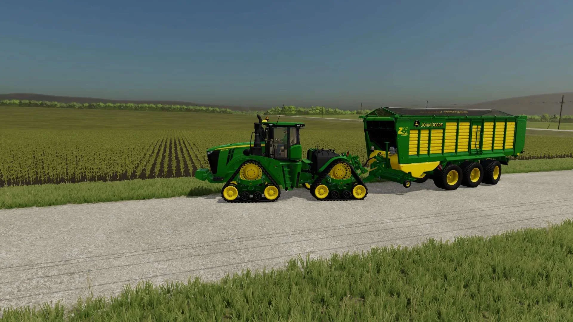 John Deere 560zx Forage Wagon v1.1.0.1 FS22 FS22 Mod Free Download