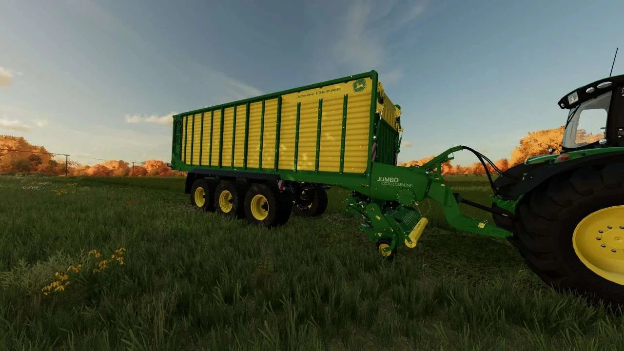 John Deere Jumbo 10020 Tridem v1.0 FS22 FS22 Mod Free Download