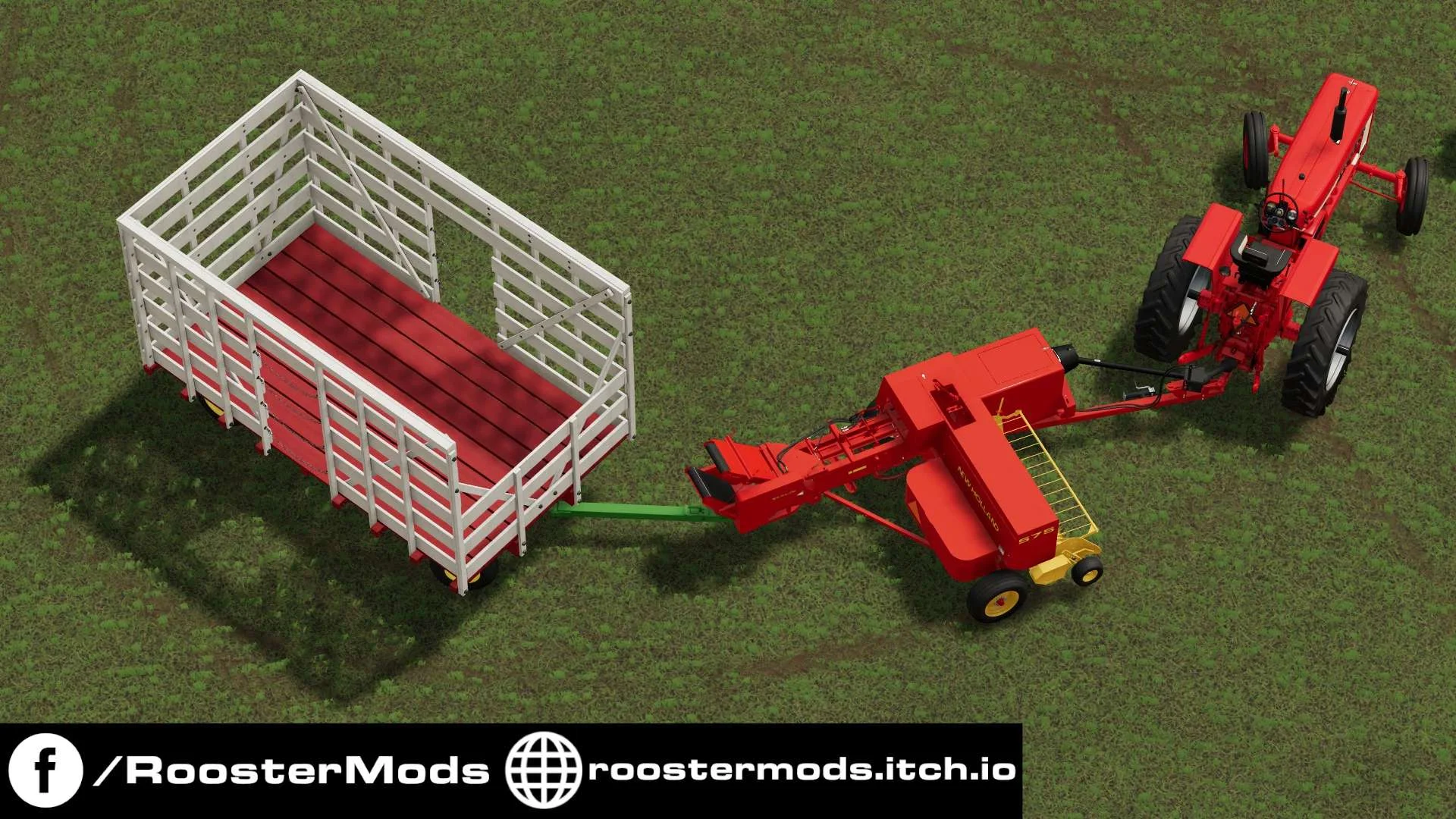 John Deere Wooden Thrower Rack V1.0 FS22 FS22 Mod Free Download