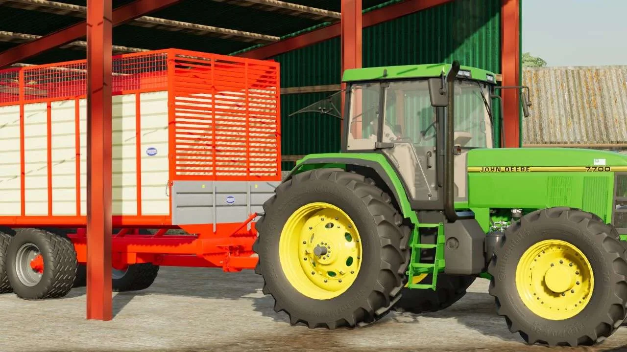 Johnstons Silage Trailer 16×8 v1.0 FS22